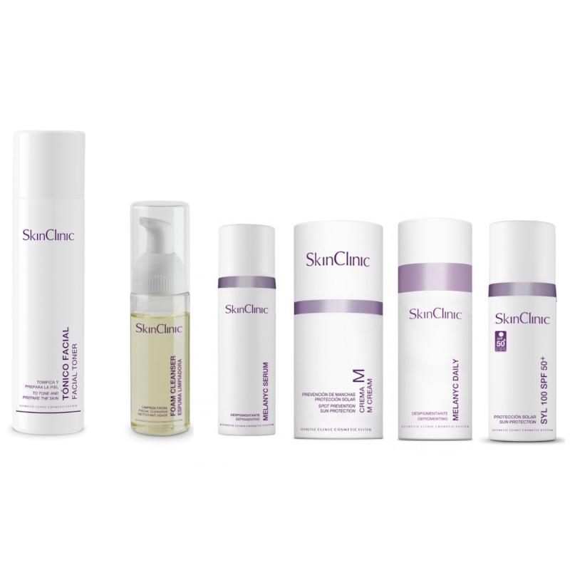 SkinClinic Melanyc Depigmenting Facial Mask Home Pack Dry Skin