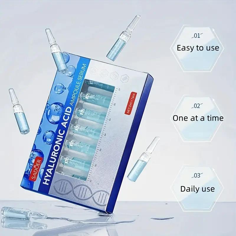 Hyaluronsyre serum, SADOER, 7 x 2 ml ampuller