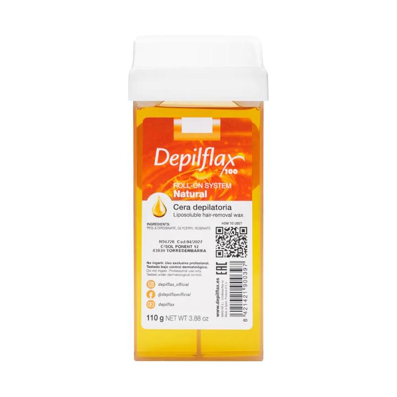 Vokspatron, Rullevoks, Depilflax Natural, 110 g