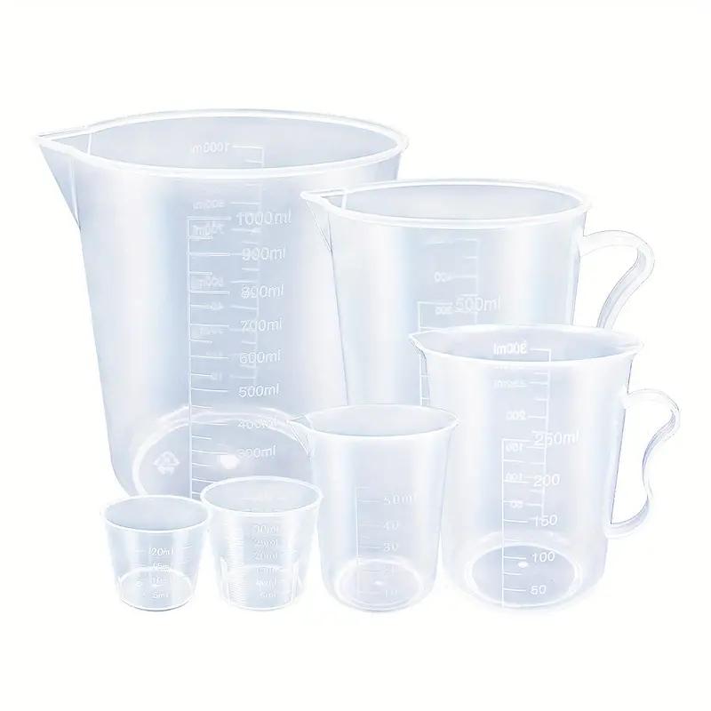 Målebæger sæt, 6 styk fra 20 ml til 1000 ml