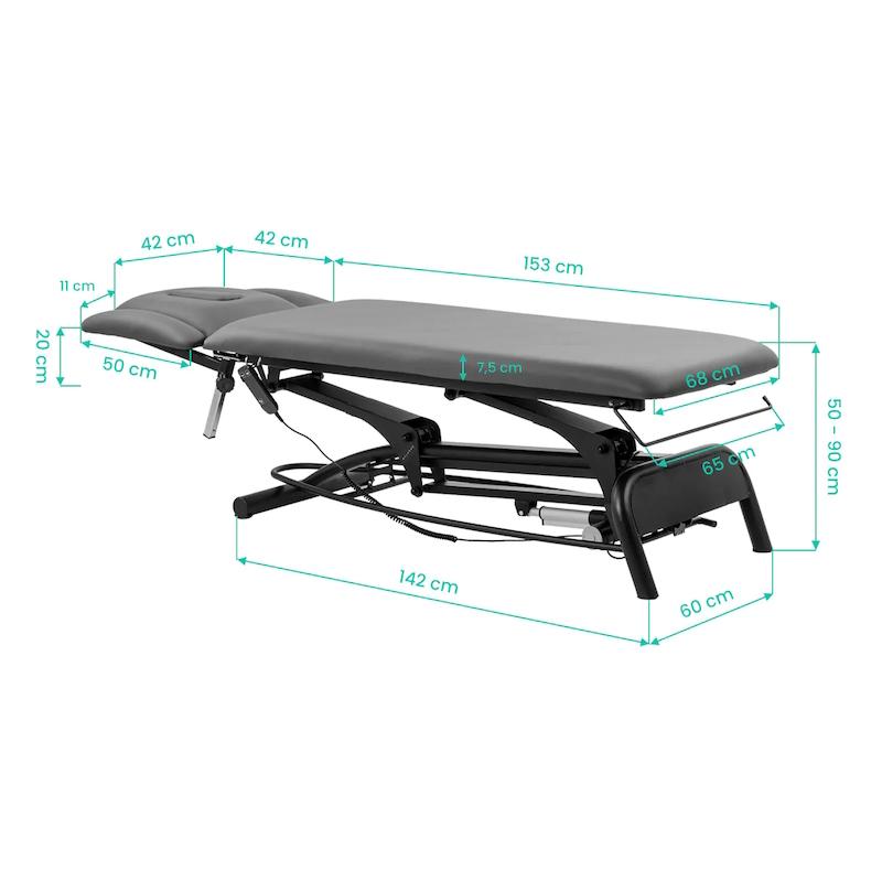 Balance Novus 4, Elektrisk fysioterapi- og massagebriks
