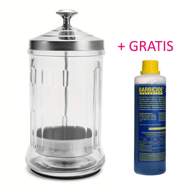 Desinfektionsglas + Gratis Barbicide koncentrat