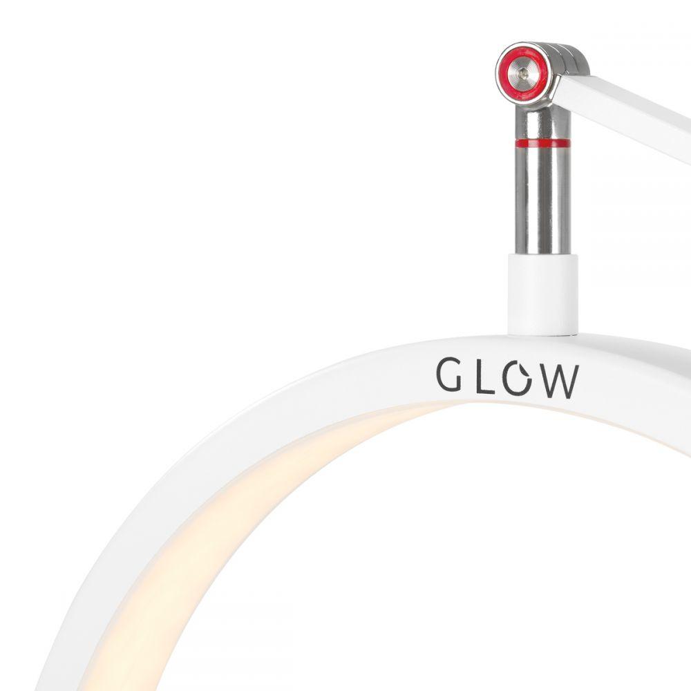 LUNA X3 Half Moon LED-lampe til bord, Hvid