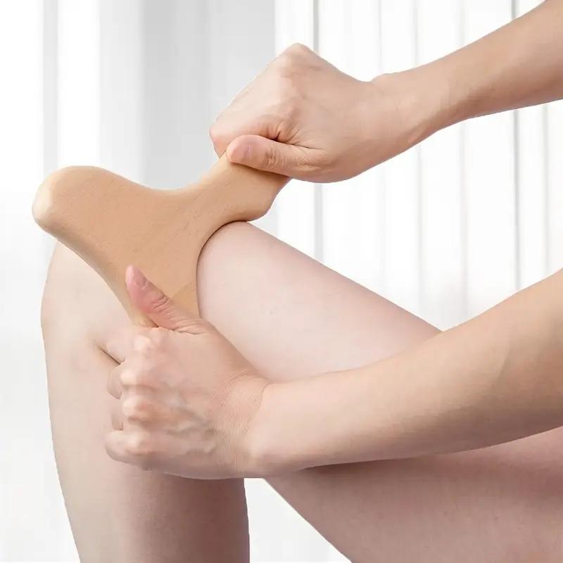 Gua Sha Massageværktøj i træ, Skraber til krop