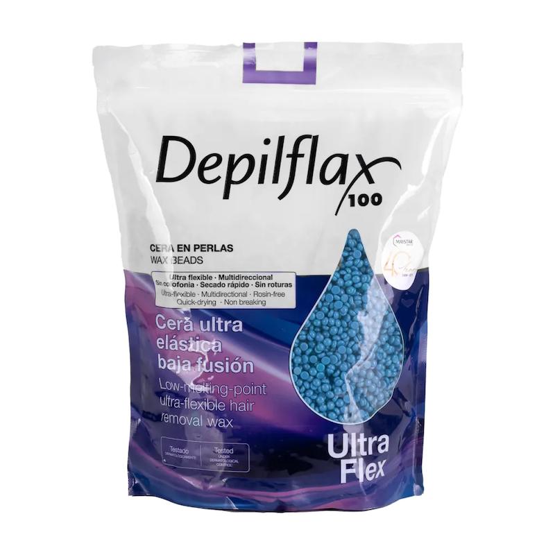 Depilflax 100 perlevoks, Ultraflex blå, 1 kg.
