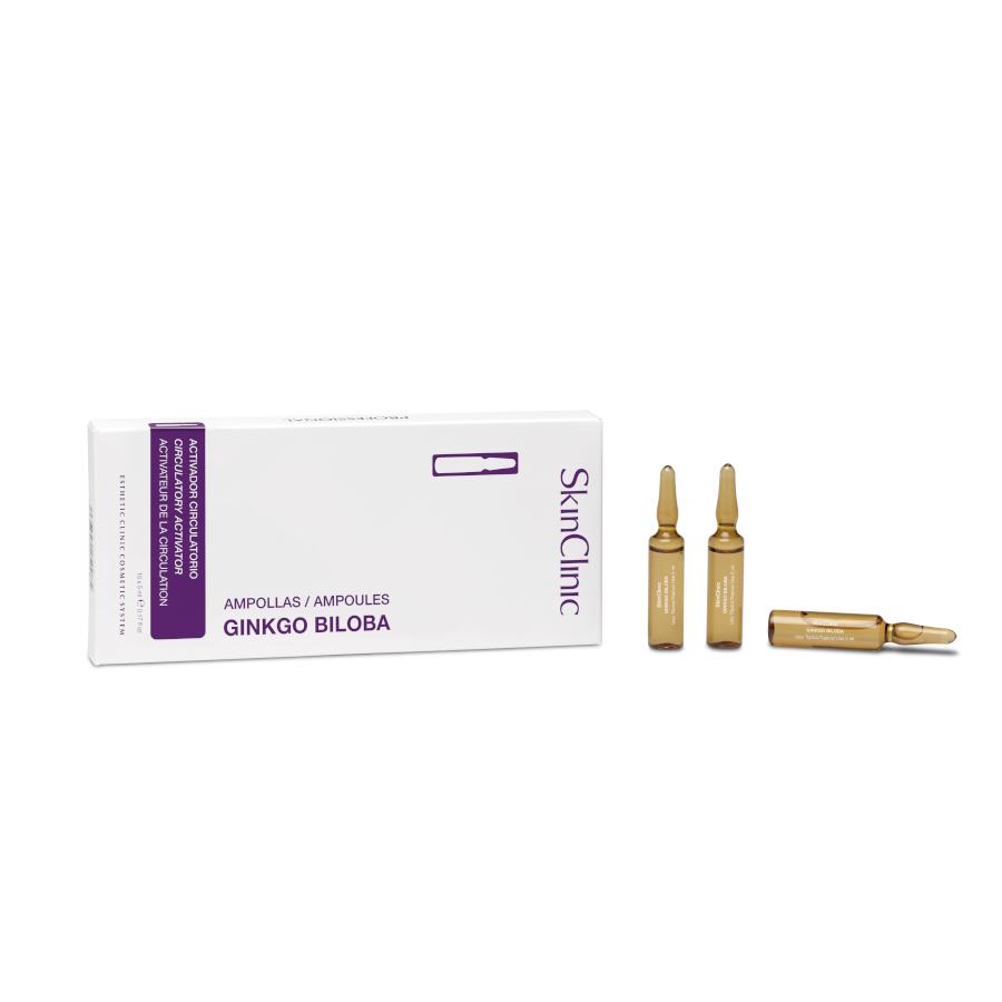 SkinClinic Vitamin-C 20% + Gratis Ginkgo Biloba Ampoules, 10x5 ml