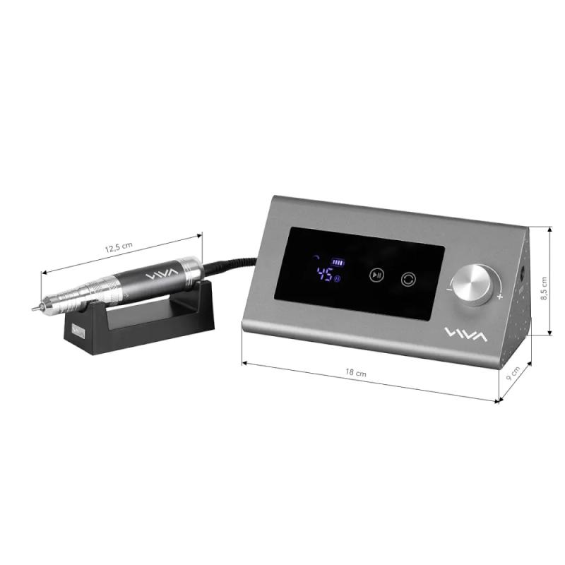 Vidal 713S Professionel elektrisk neglesliber, hvid