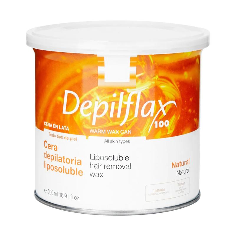 Depilflax voks til hårfjerning, Naturlig, 500 ml