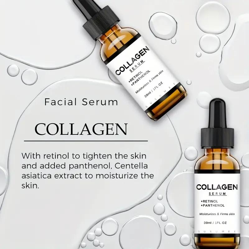 Collagen serum med Retinol, Panthenol og Centella Asiatica, 30 ml