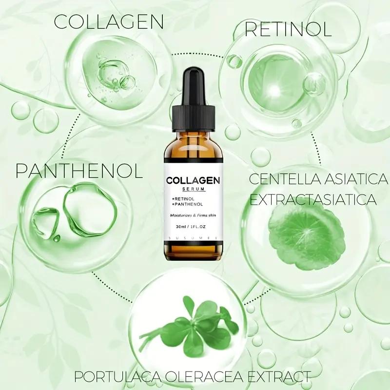 Collagen serum med Retinol, Panthenol og Centella Asiatica, 30 ml