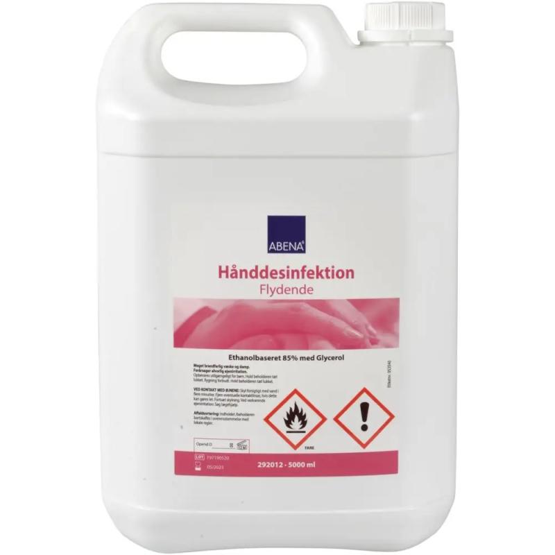 Hånddesinfektion, 85% Ethanol, 5000 ml, Abena