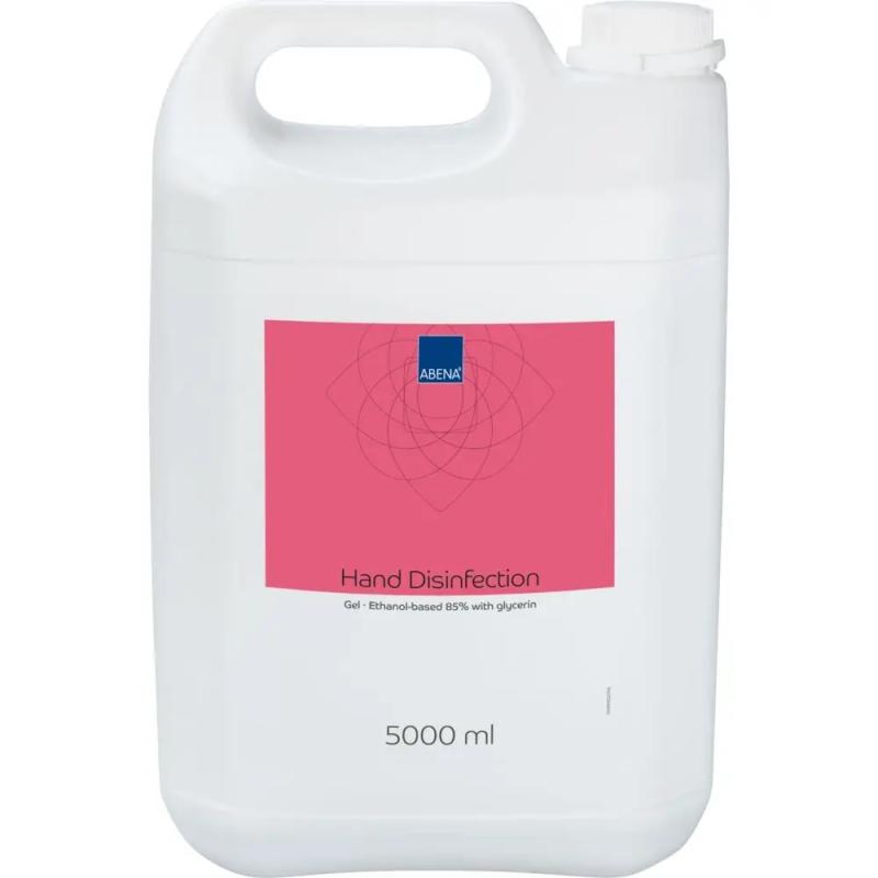Hånddesinfektion gel, 85% Ethanol, 5000 ml, Abena