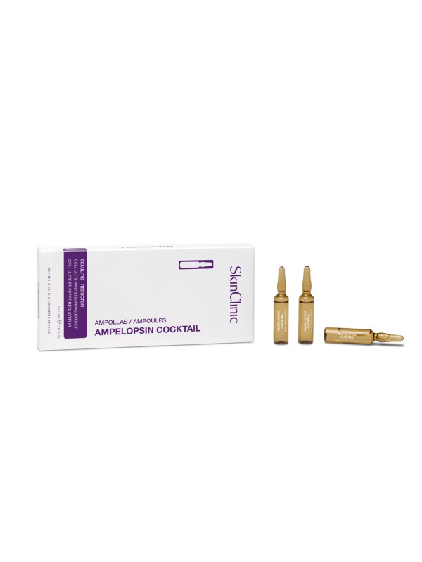 SkinClinic Ampelopsin Cocktail Ampoules, 10 x 5 ml.. Til behandling af cellulite.