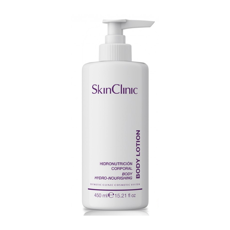 SkinClinic Body Lotion, 450 ml. Cremet hydrerende lotion med Shea Butter og Q10.