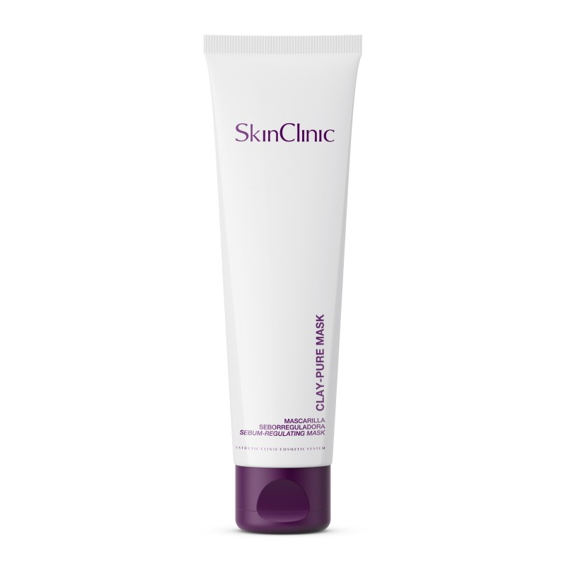 SkinClinic Clay Pure Mask, 200 ml, Talgregulerende maske mod bumser