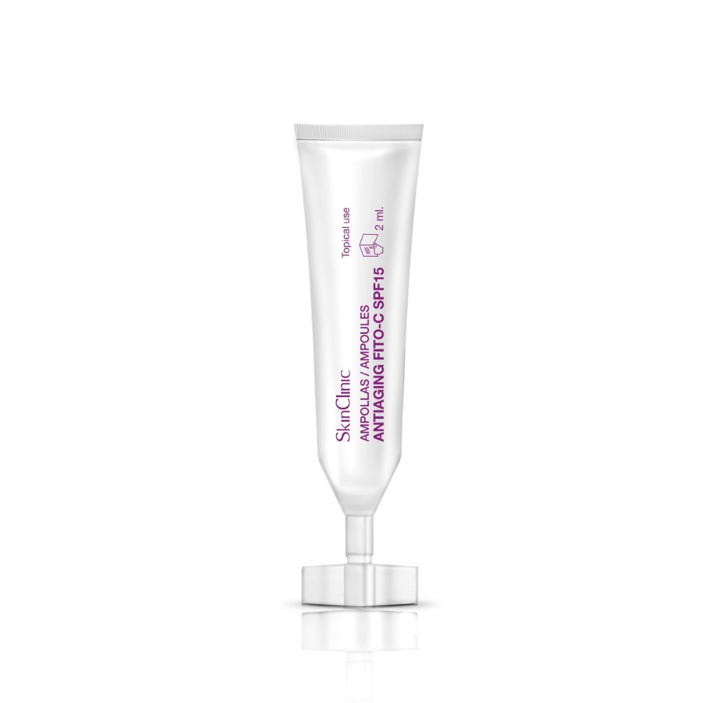 SkinClinic Antiaging Fito-C SPF15, Æske med 30x 2 ml ampul