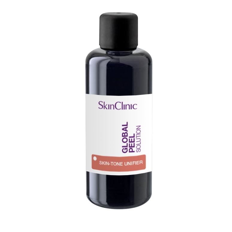 SkinClinic Global Peel Solution, 50 ml, Med med Salisylsyre, Kojic Acid, Frugtsyre, Mælkesyre og Citron ekstrakt.