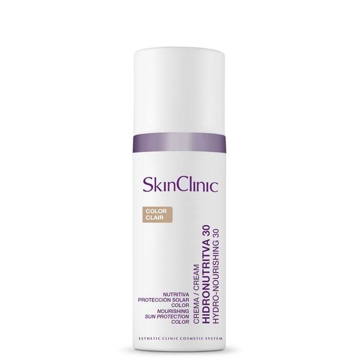SkinClinic Hydro-Nourishing 30 Cream, Color Clair, 50 ml. Fugtgivende dagcreme med SPF30 til lyse hudtoner