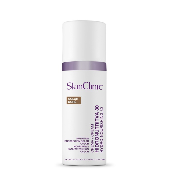 SkinClinic Hydro-Nourishing 30 Cream, Color Doré, 50 ml. Fugtgivende dagcreme med SPF30 til mørke hudtoner.