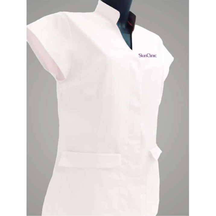 SkinClinic kittel med logo, str. XL