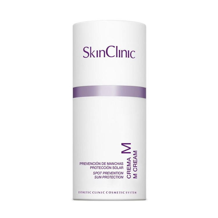 SkinClinic M Cream med SPF. Modvirker dannelse af pigmentpletter.