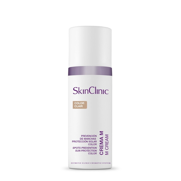 SkinClinic M Cream Color Clair med SPF. Modvirker dannelse af pigmentpletter på lyse hudtyper.