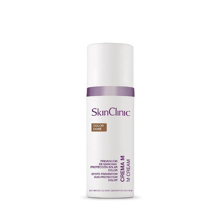 SkinClinic M Cream Color Doré med SPF. Modvirker dannelse af pigmentpletter på mørke hudtyper.