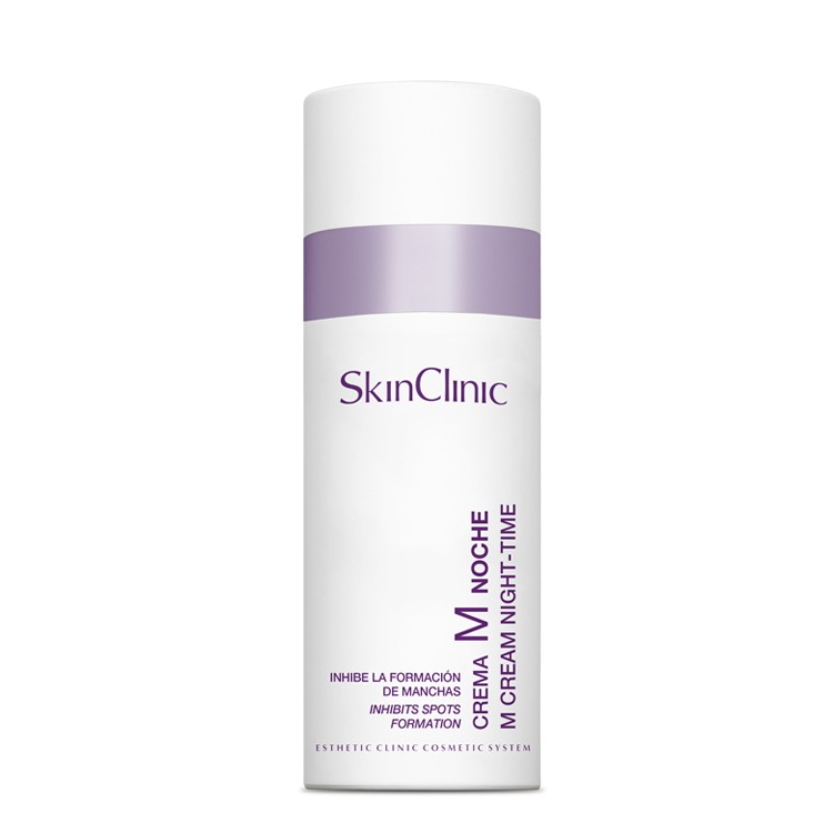 SkinClinic M Cream Night-Time. Modvirker dannelse af pigmentpletter.