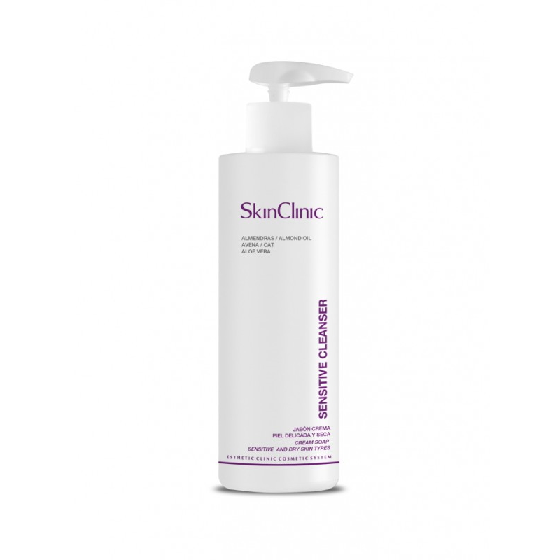 SkinClinic Sensitive Cleanser, 250 ml med Aloe Vera og Kamille