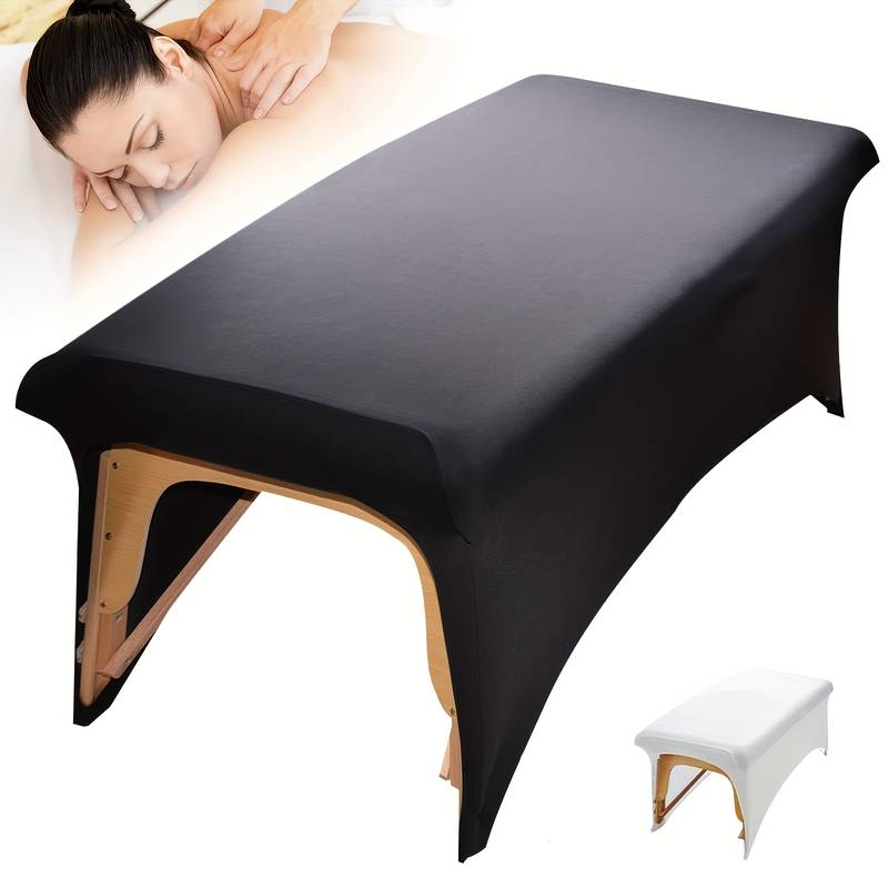 Sort stretch betræk til briks / Bed cover / Stræklagen
