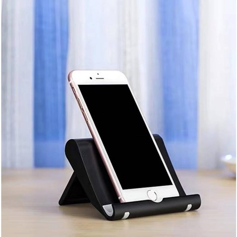 Tablet og mobilholder, sort