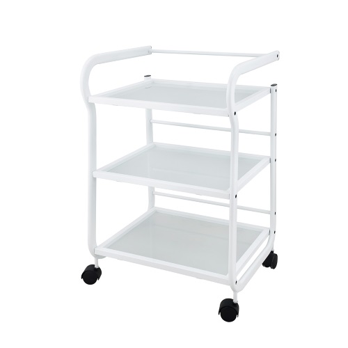 Trolley og klinikbord model Weelko Help, 3 glashylder
