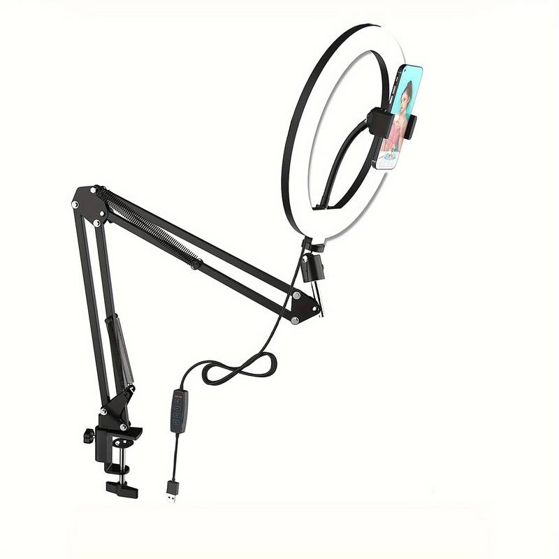 LED Ringlampe til montering på bord