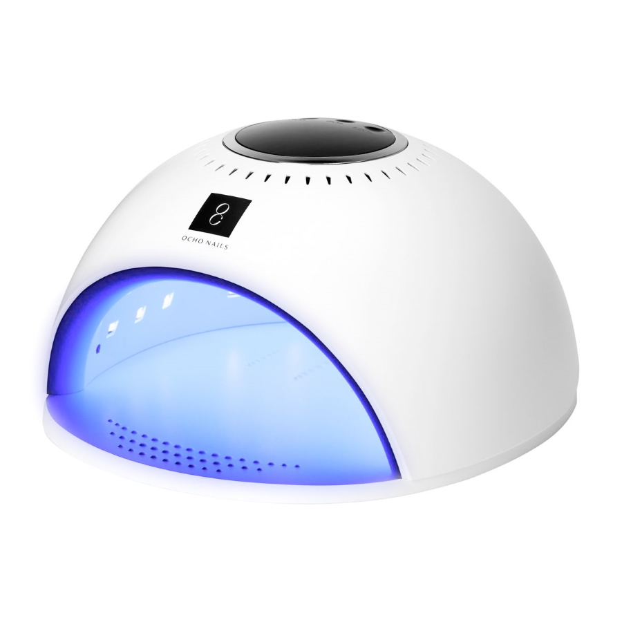 OCHO NAILS model 8, UV-lampe til gellak, hvid,
