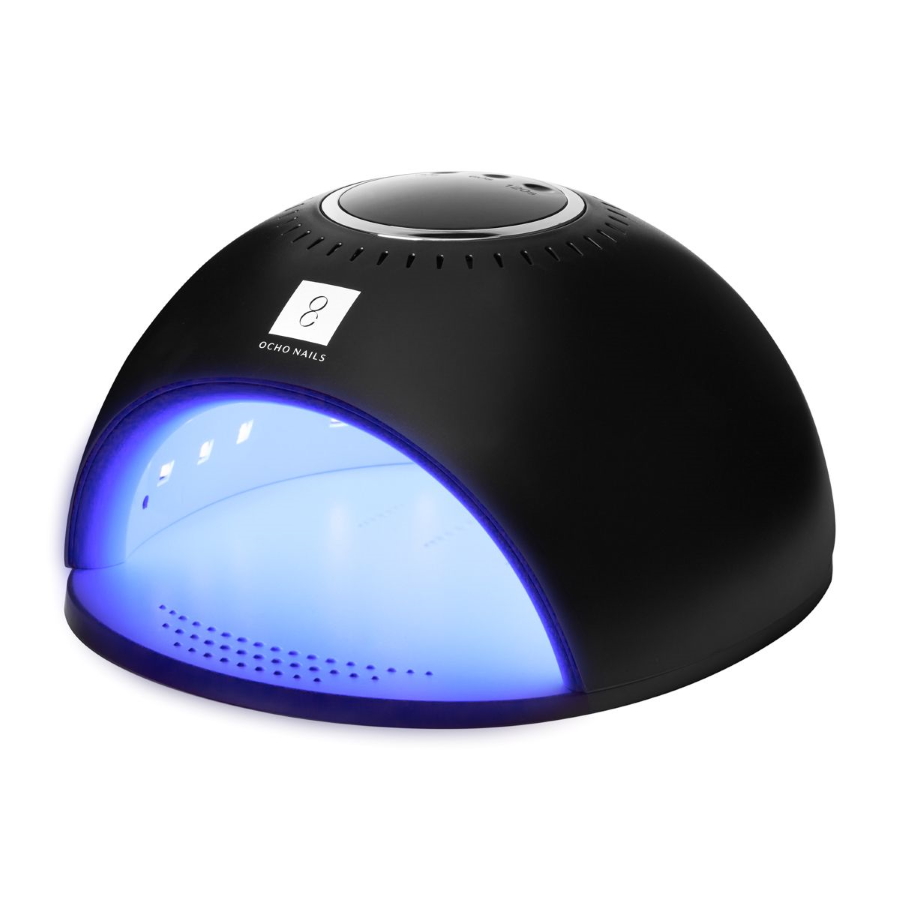 OCHO NAILS model 8, UV-lampe til gellak, sort,
