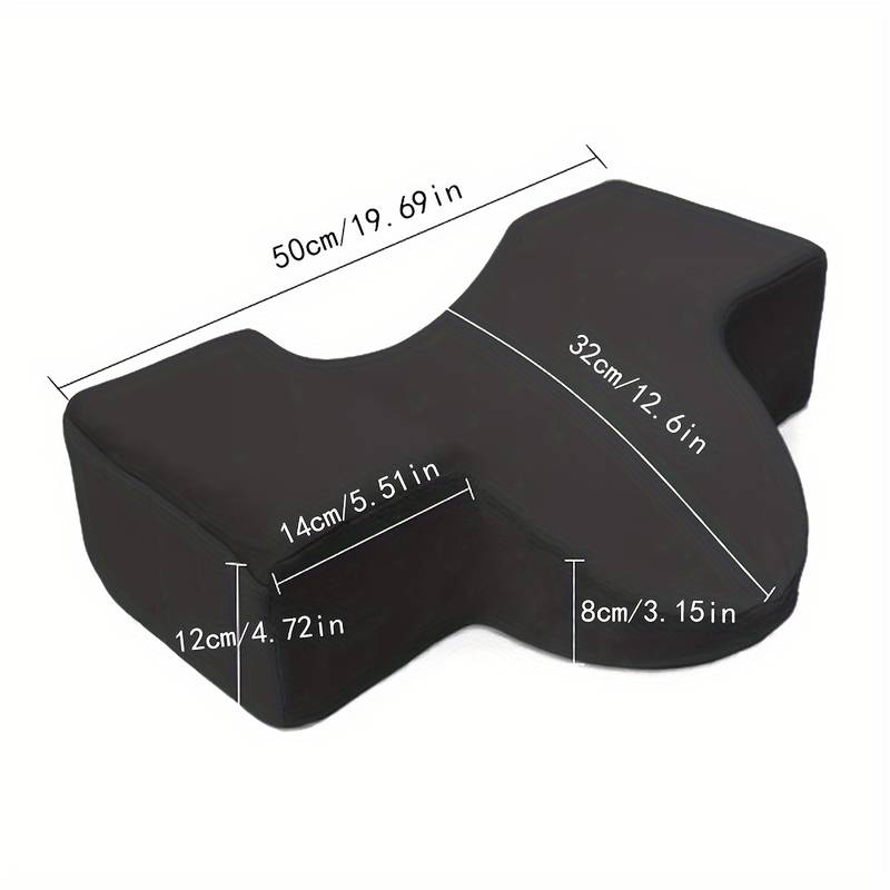 Vippepude, lash pillow, sort
