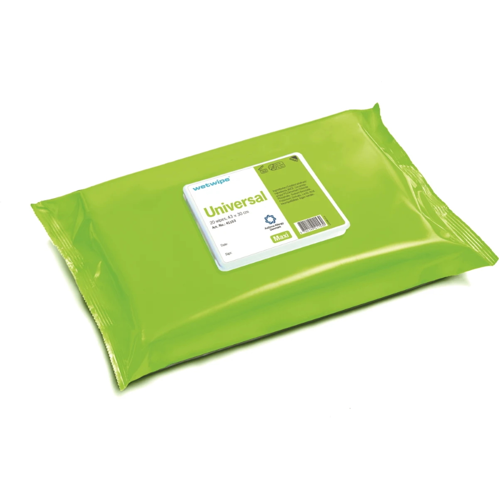 Wet Wipe Universal Maxi med vand og sæbe
